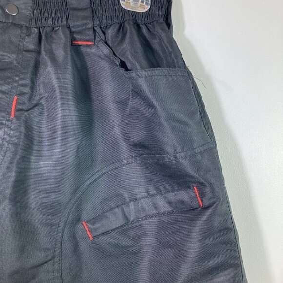 Youth Urban Cycling Apparel Mountain Bike Cargo Shorts Black 2X - Picture 3 of 5